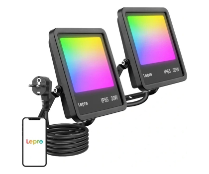 Inteligentne oświetlenie Lepro Naświetlacz F1 30W